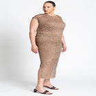 Metallic Knitted Sweater image number null