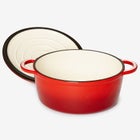 2.8-Qt. Cast Iron Casserole Dish image number null