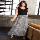 Georgette Ankle Skirt image number null