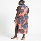 Printed Mesh Dress image number null