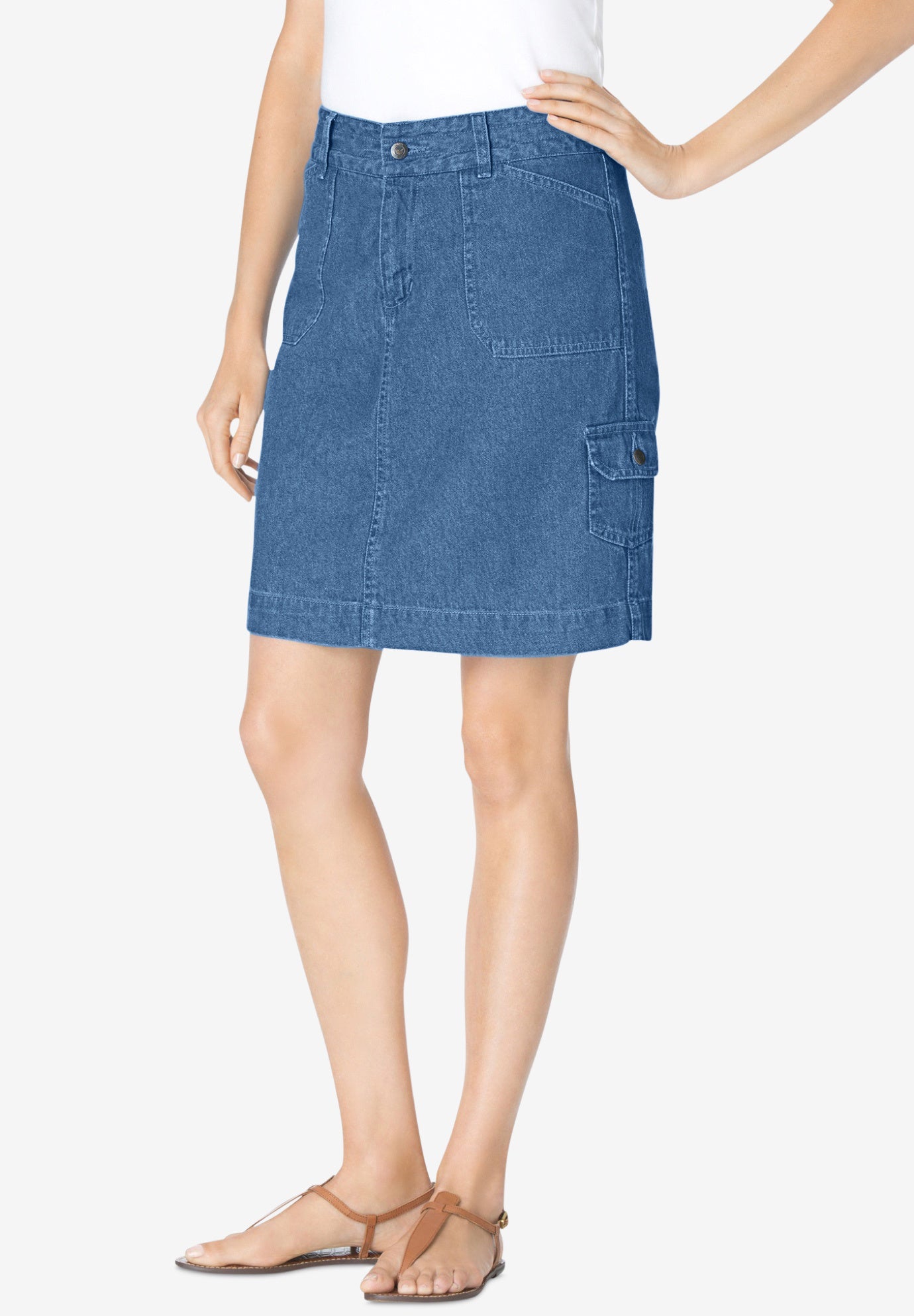 Perfect Denim Skort image number 0