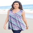 Plus Size Cotton Ultimate Swing Tank Top image number null