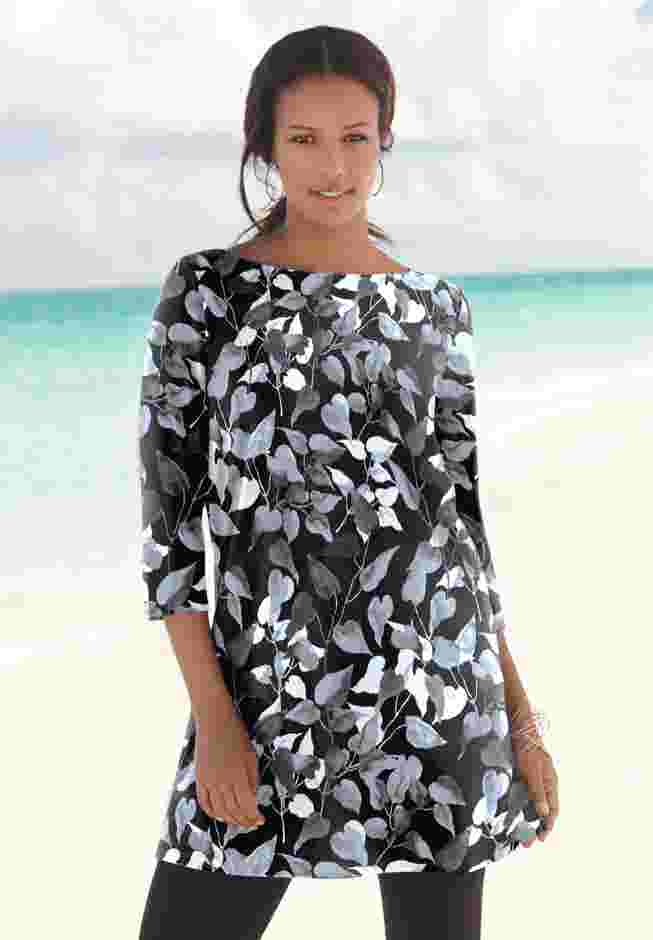 Ultimate Boatneck Tunic with Side Slits image number 7