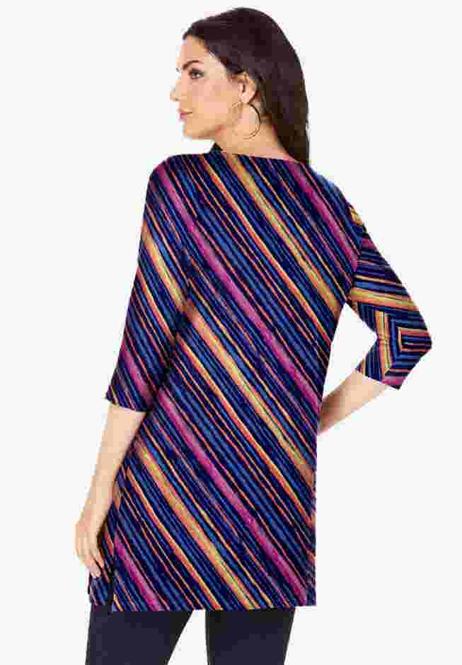 Ultimate Boatneck Tunic with Side Slits image number 1
