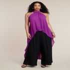 High-Low Halter Top image number 4