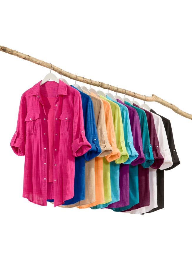 Cotton Gauze Bigshirt image number 4