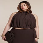 High Neck Bubble Top image number 1