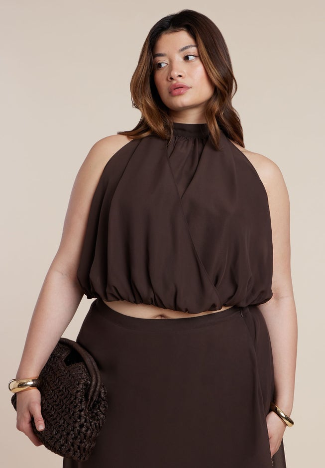 High Neck Bubble Top image number 1
