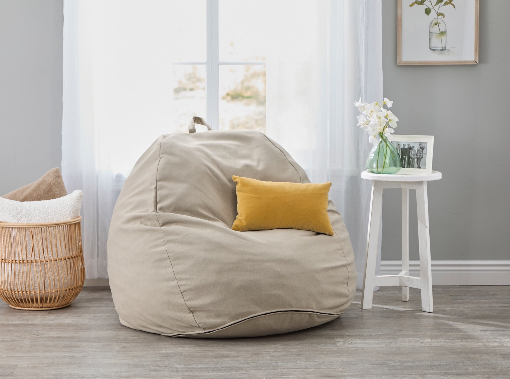Indoor/Outdoor Bean Bag Chair image number 2