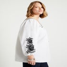 Embroidered Lino Soleil Top image number null