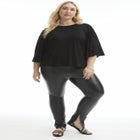 Flared Raglan Sleeve Breton Tee image number null