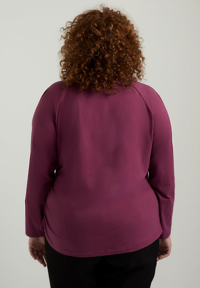 Faux Wrap Top image number null