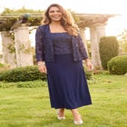 Embroidered Jacket Dress image number null
