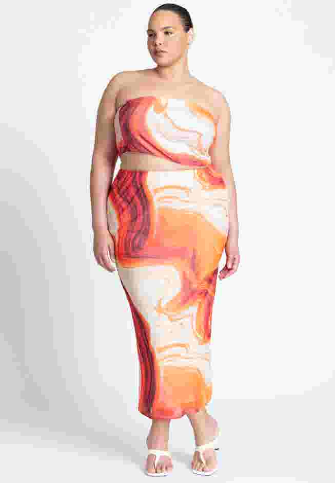 Mesh Column Skirt image number 1