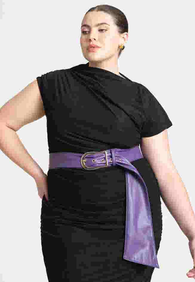 Gathered Belt With Buckle image number 0
