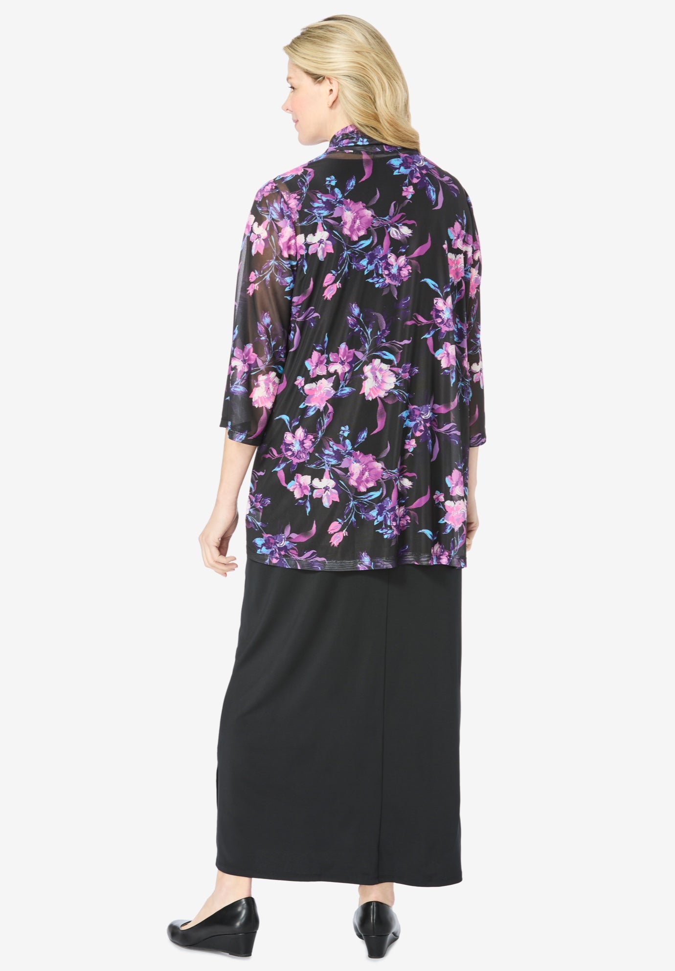 4-Piece Jacket/Tank/Dress/Pant Set image number 4