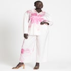 Pull On Printed Wide Leg Pant image number null