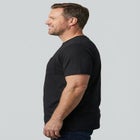Shrink-Less&trade; Lightweight Longer-Length Crewneck Pocket T-Shirt image number null