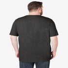 Shrink-Less™ Lightweight Longer-Length Crewneck Pocket T-Shirt image number null