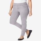 Flex-Fit Slim-Leg Pull-On Gap-Free Stretch-Denim Jeans image number null