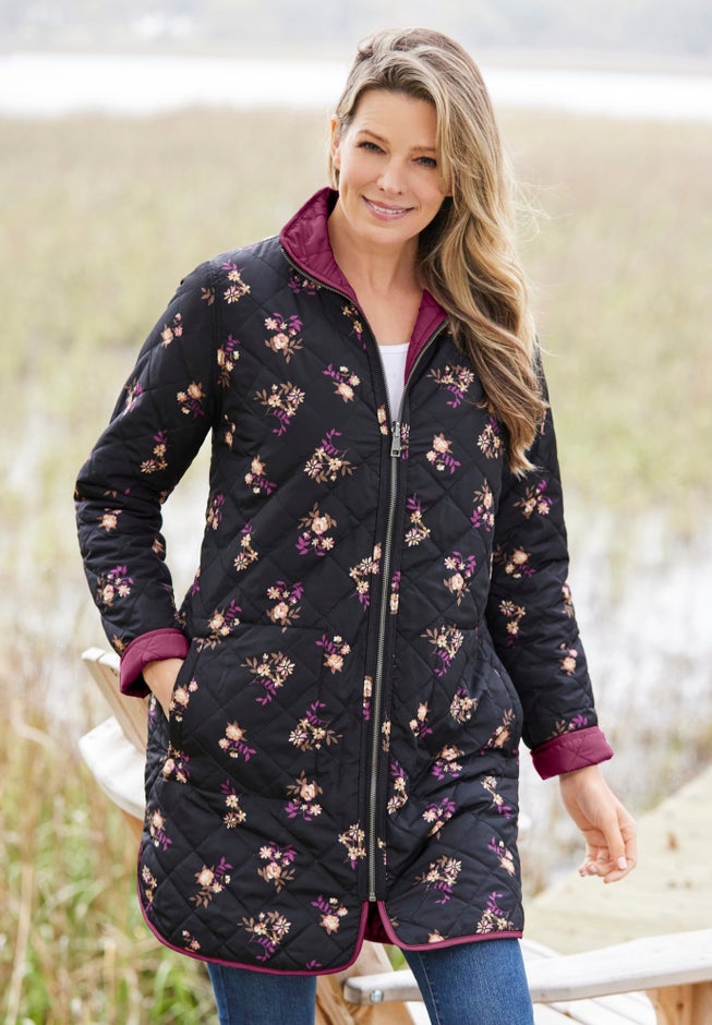 Reversible Quilted Barn Jacket image number 1