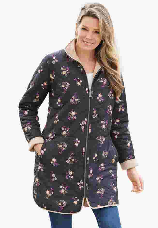 Reversible Quilted Barn Jacket image number 7