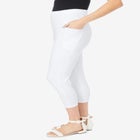 Side-Pocket Essential Capri Legging image number null