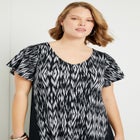 Flutter Sleeve Sweetheart Dress image number null