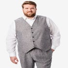 KS Island™ Linen Blend 5-Button Suit Vest image number null