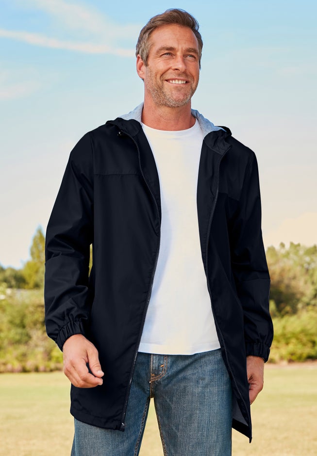 Jersey-Lined Windbreaker image number 1