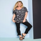 Ruched Sleeve Ultra Femme Tunic image number null