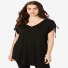 Ruched Sleeve Ultra Femme Tunic image number null