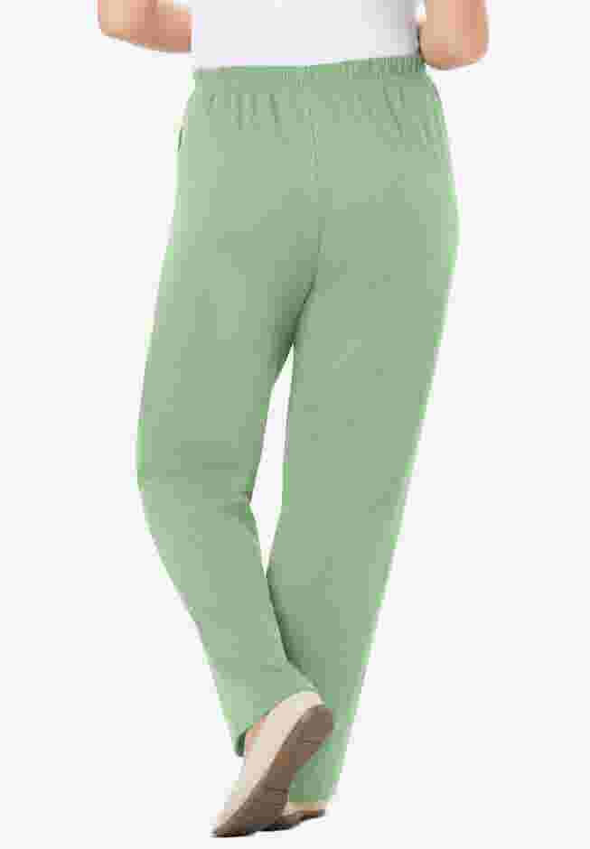 7-Day Knit Ribbed Straight Leg Pant image number 1