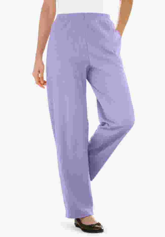 7-Day Knit Ribbed Straight Leg Pant image number 0