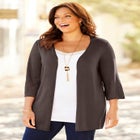 Pointelle Accented Cardigan image number 0