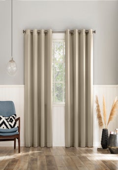 Sun Zero&trade; Brandon Magnetic Closure Grommet Curtain Panel, Set of 2