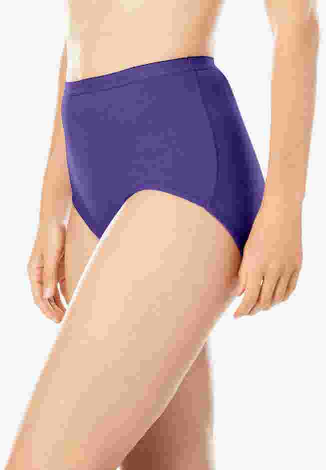 Full Coverage Stretch Cotton Brief 5-Pack image number 4
