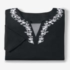 7-Day Embroidered Layered-Look Tunic image number null