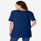 7-Day Embroidered Layered-Look Tunic image number null