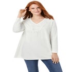 Crochet Trim Tunic image number null