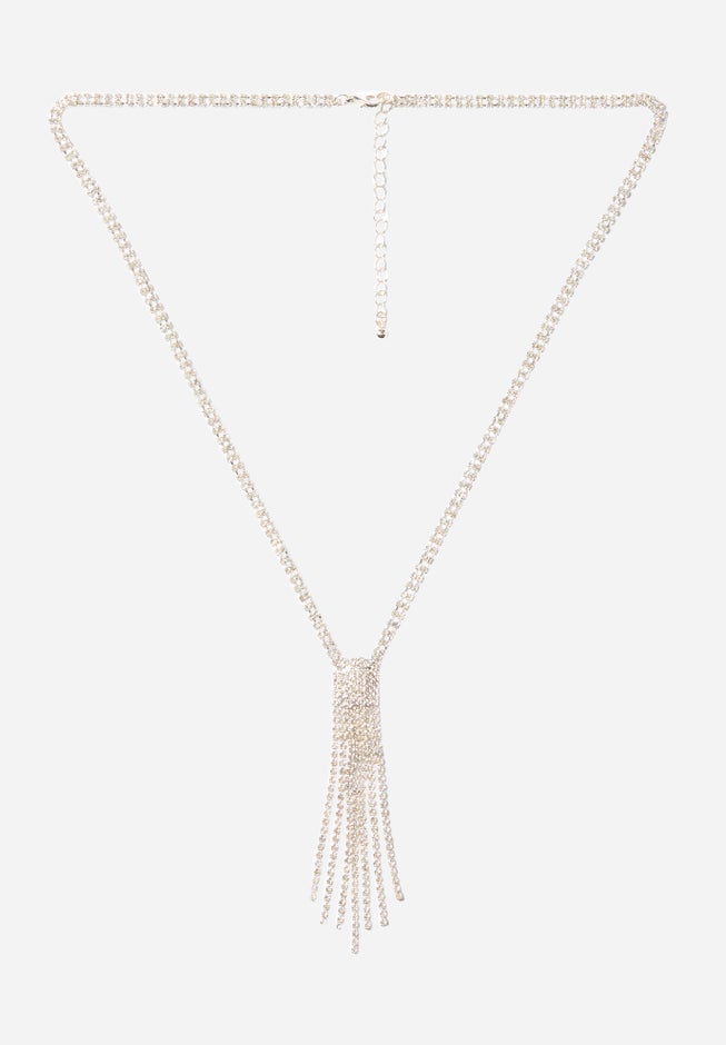 Fringe Lariat Necklace image number null