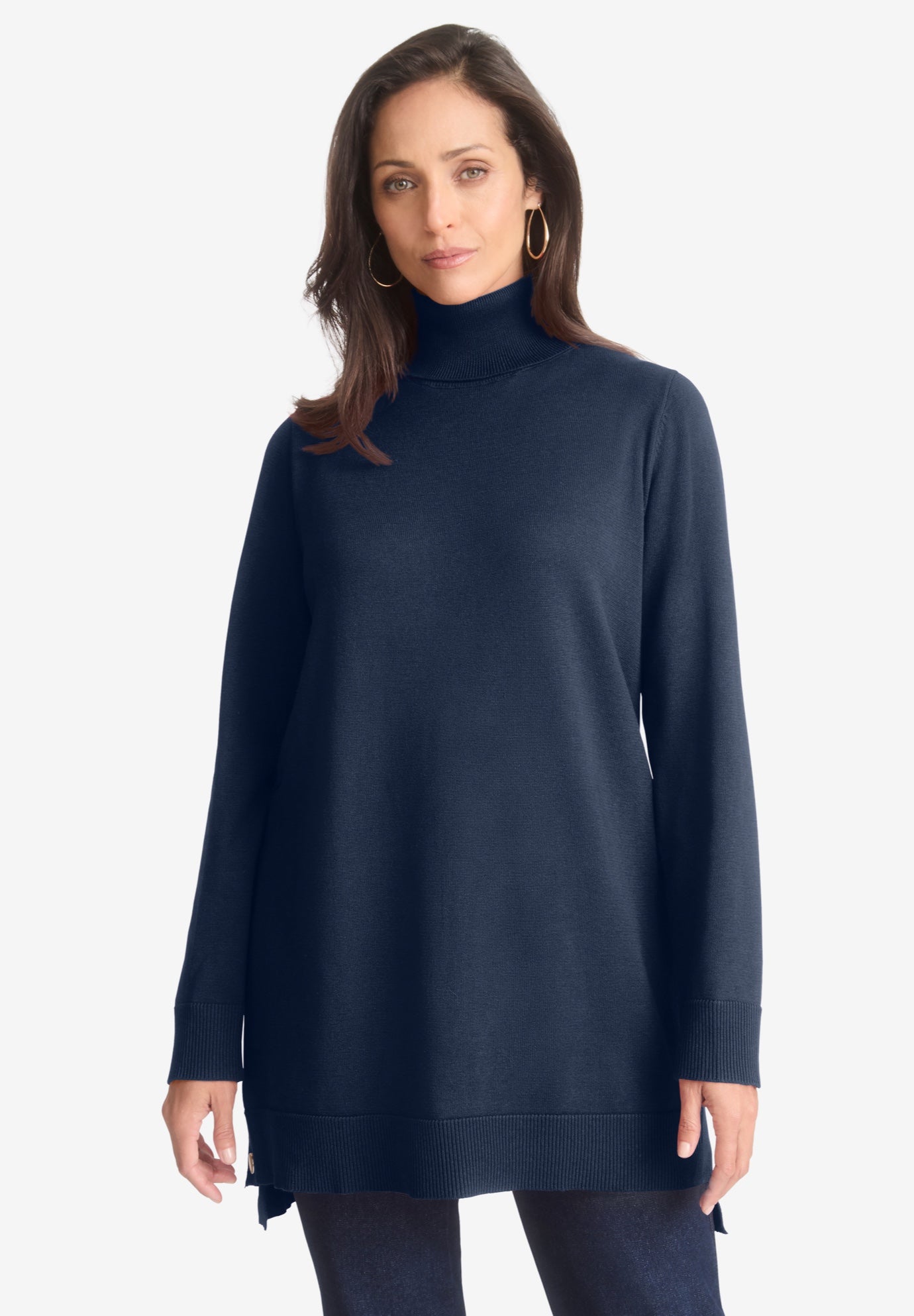Side Button Turtleneck image number 4