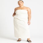 Denim Column Dress image number null