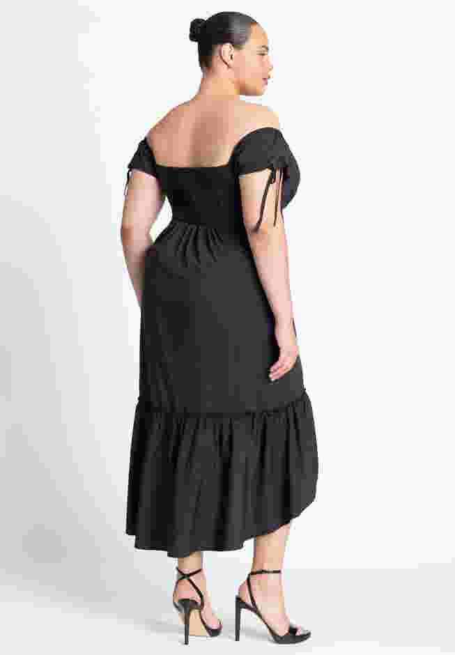 Off The Shoulder Shirred Dress image number 2