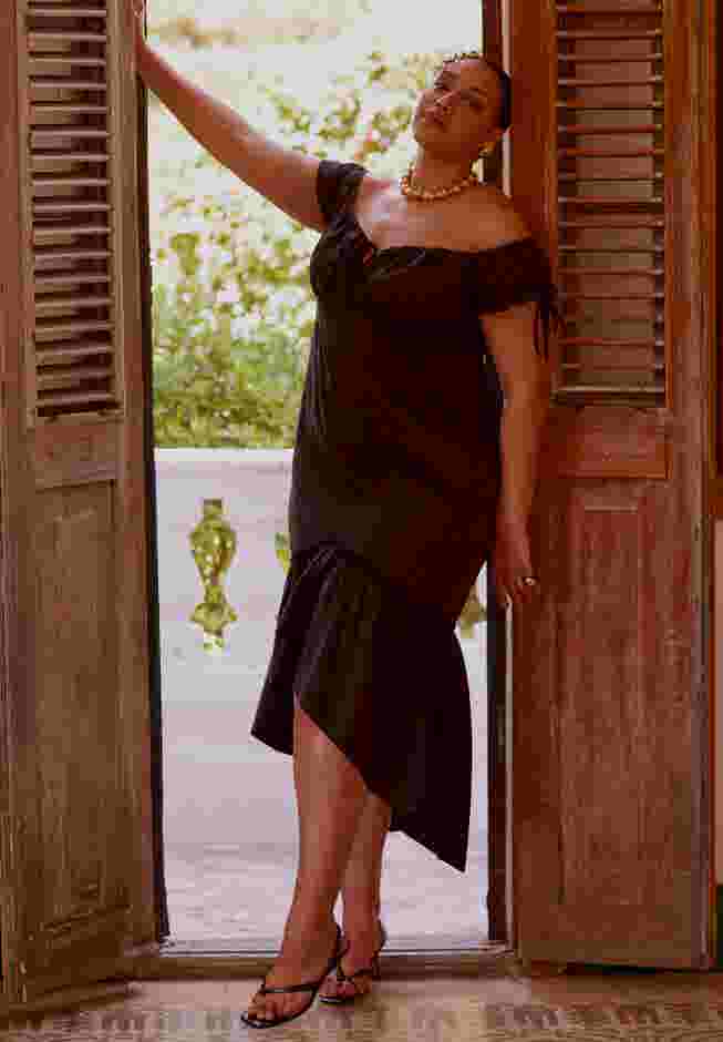 Off The Shoulder Shirred Dress image number 0