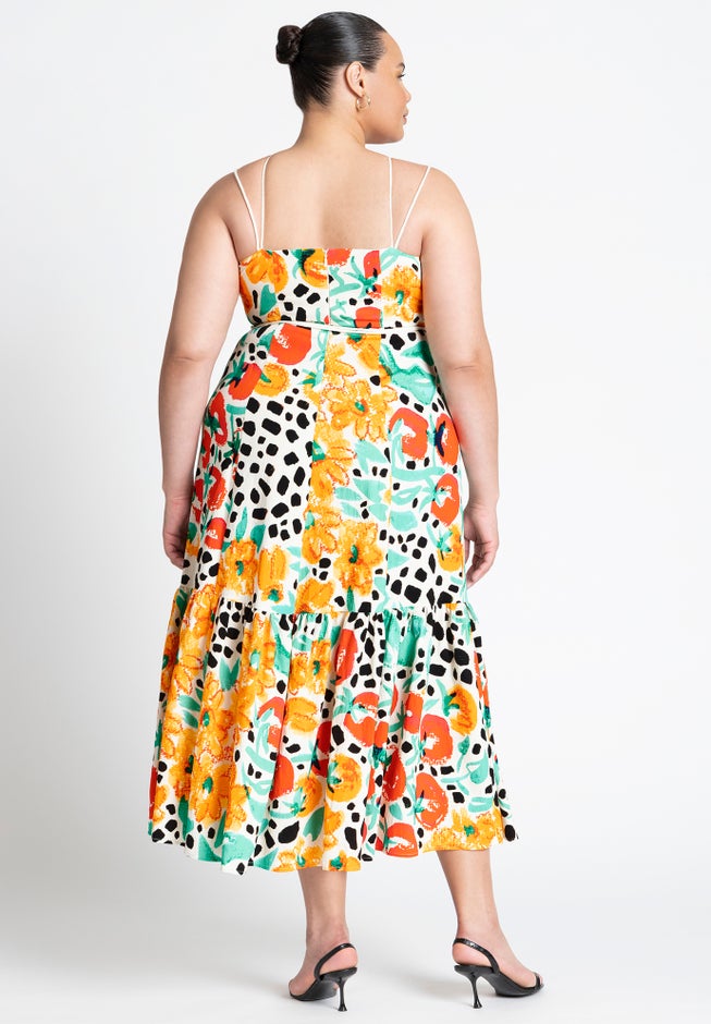 Strappy Flare Maxi Dress image number null