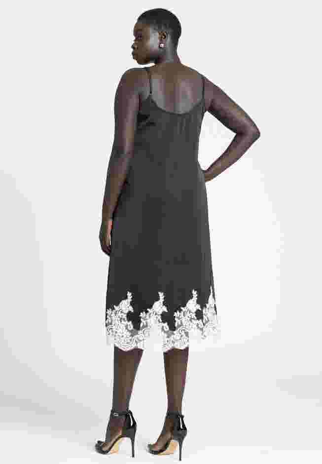 Lace Inset Slip Dress image number 1