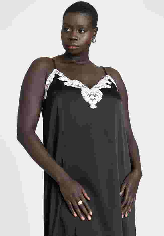 Lace Inset Slip Dress image number 2