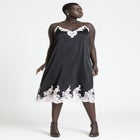 Lace Inset Slip Dress image number null