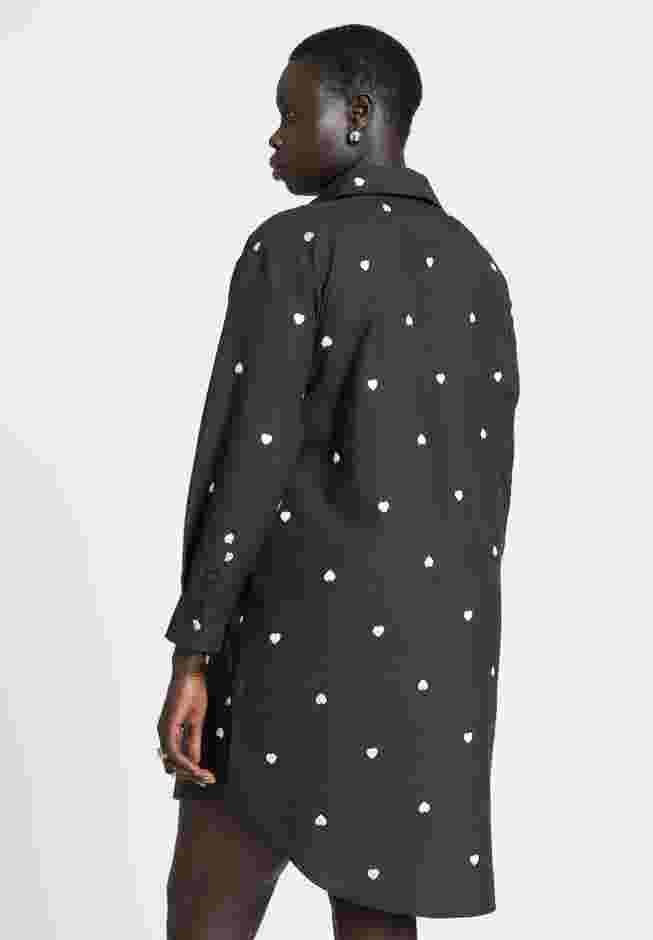 Embroidered Oversized Shirtdress image number 2